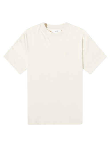 Тениска AMI Tonal Heart Tee Бяло | UTS012-726-150