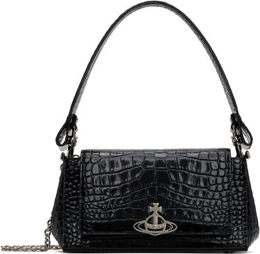 Дамска чанта Vivienne Westwood Vivienne Westwood Medium Hazel Shoulder Bag Черно | 46020001W-L0098-, 0