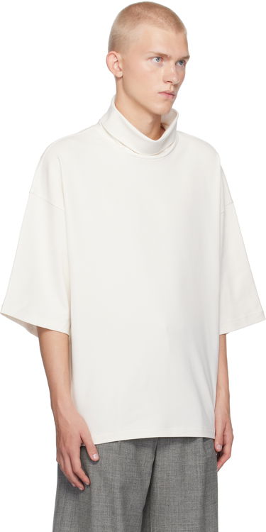 Пуловер Fear of God Fear of God Milano High Neck T-Shirt Бяло | FG24FW50-10142VIS, 1