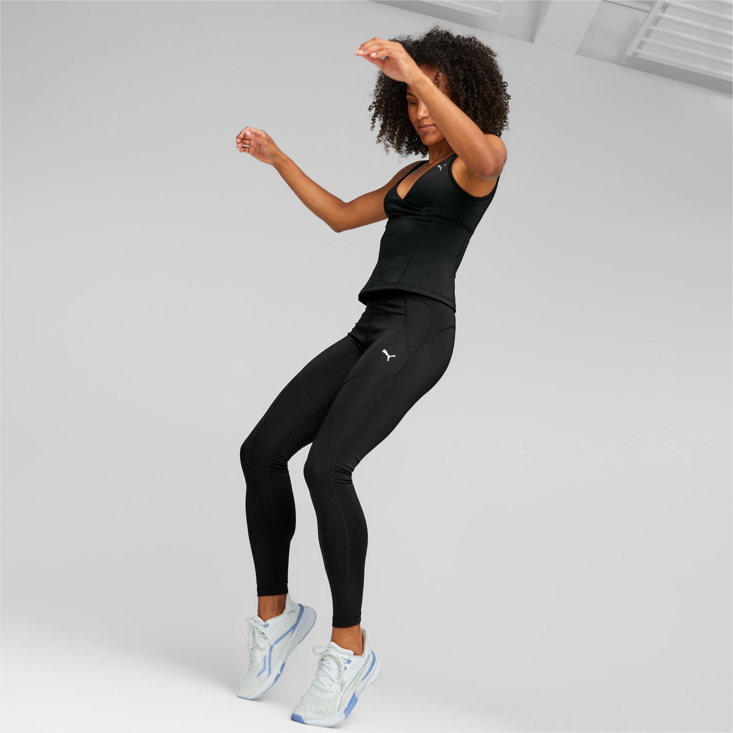 Клинове Puma x PAMELA REIF Ruching Contour Training Leggings Черно | 523067_01, 0