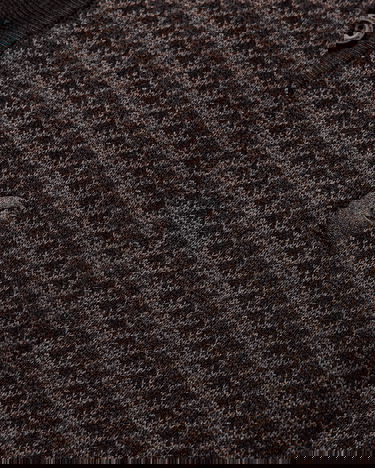 Поло тениска Carhartt WIP Lowis Longsleeve Polo Houndstooth Кафяво | I035395 35MXX, 3