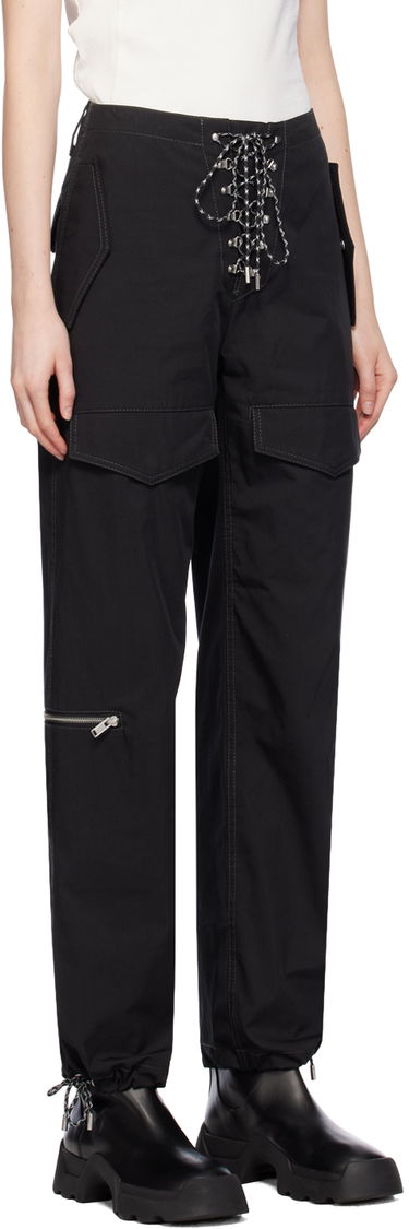Карго панталони Dion Lee Lace-Up Hiking Trousers Черно | C2178PS24, 1