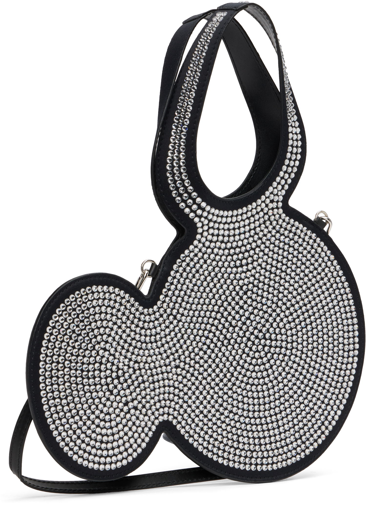 Голяма пазарска чанта Coperni Coperni Disney Mini Mickey Crystal-Embellished Tote Черно | DBA102F9010, 1
