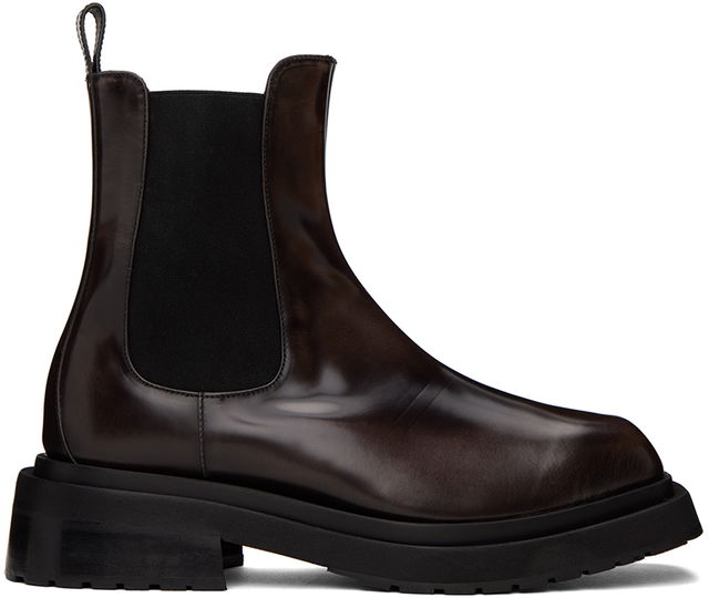 Brown Mike Chelsea Boots