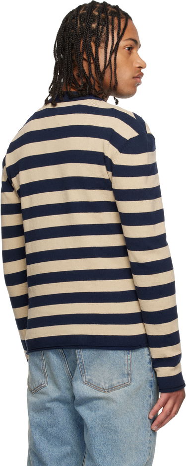 Пуловер Balmain Balmain 'Balmain' Logo Striped Button-Shoulder Sweater Многоцветен | FH1KD165KI82, 2