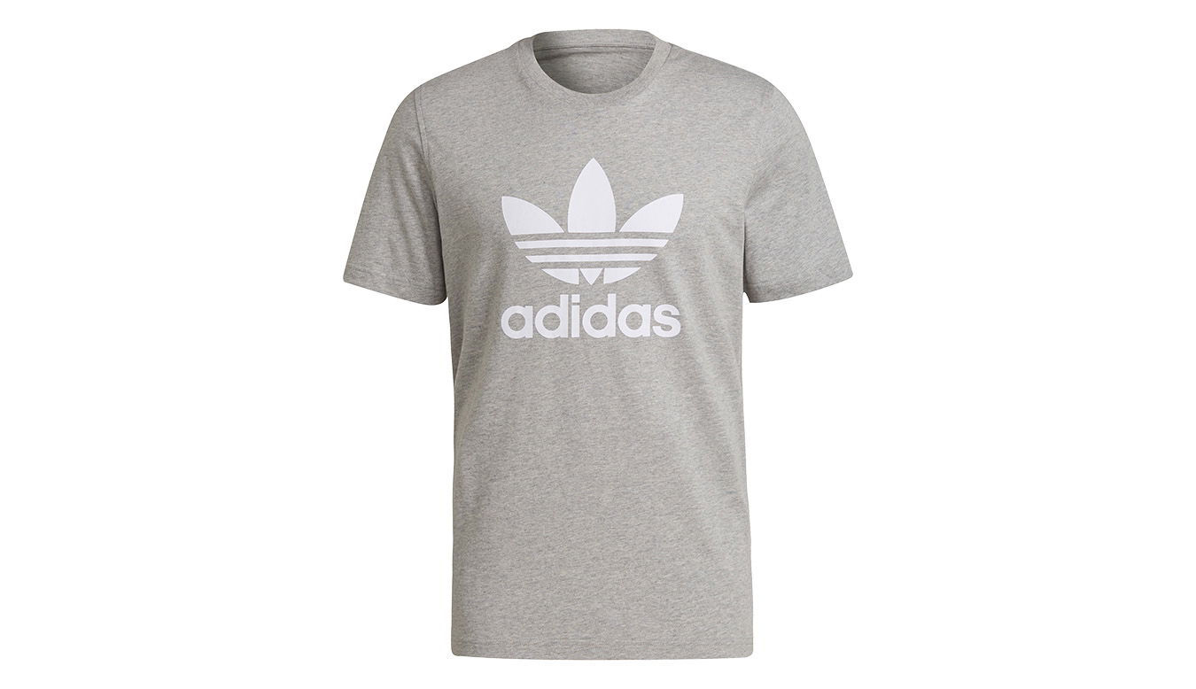 Тениска adidas Originals Adicolor Classics Trefoil Tee Сиво | H06643, 0