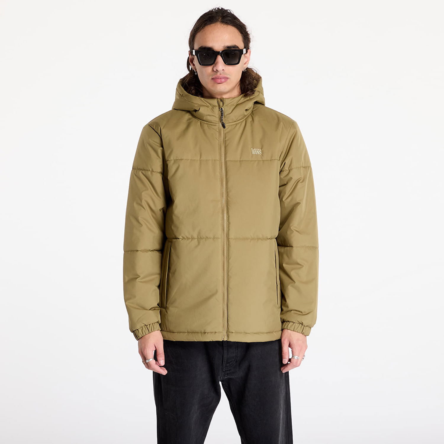 Яке Vans Jacket Mte Norris Puffer Gothic Olive M Бежово | VN000HN6CUQ1, 0