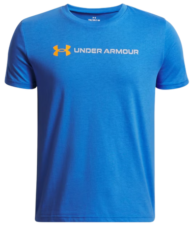 Тениска Under Armour T-Shirt Logo Wordmark Short Sleeve Синьо | 1389963-402, 0