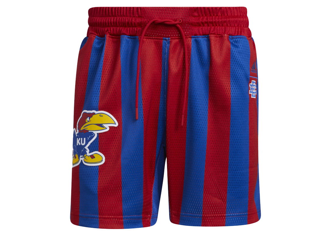 Къси панталони adidas Originals x Eric Emanuel Kansas Jayhawks Swingman Shorts Многоцветен | H56721, 0