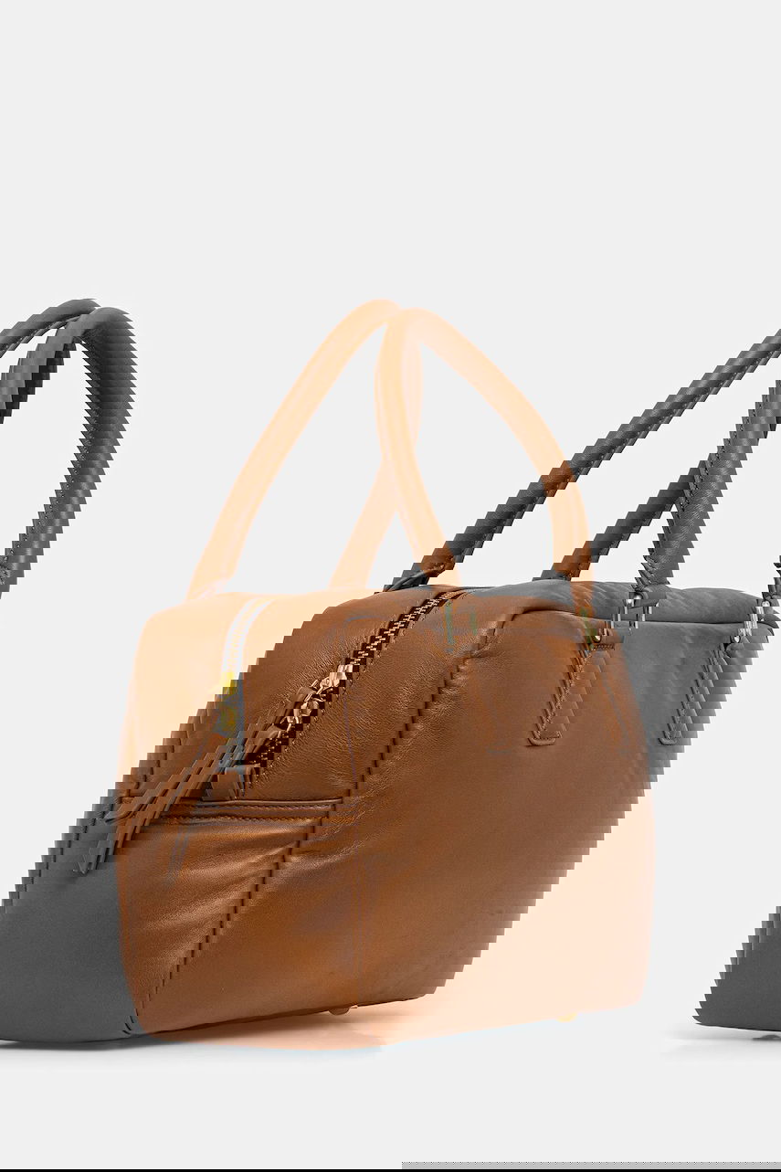 Дамска чанта STAND STUDIO Stand Studio Alexa Leather Satchel Bag Кафяво | 66300.7010, 1