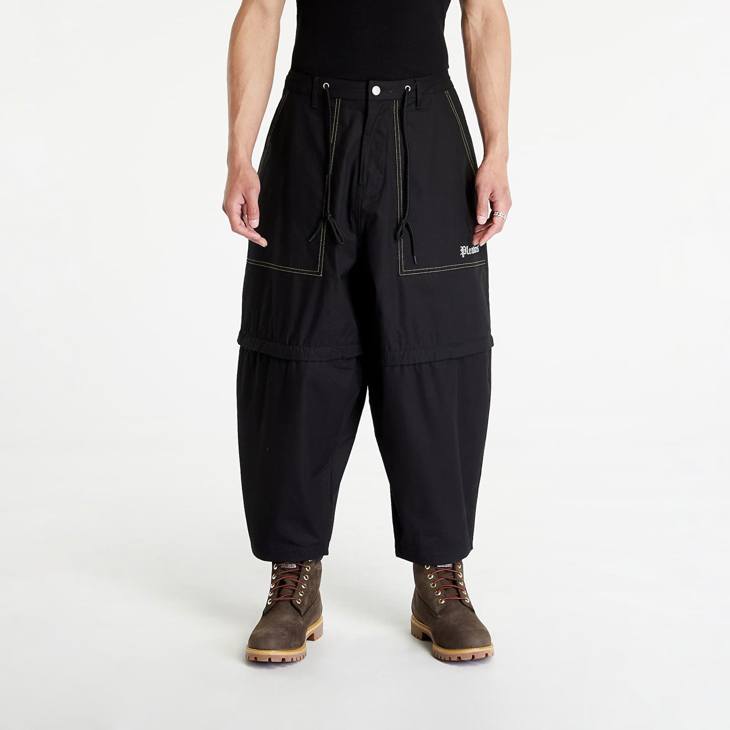 Панталони Pleasures Lecture Zip Off Pant Черно | P23SU026 BLACK, 0