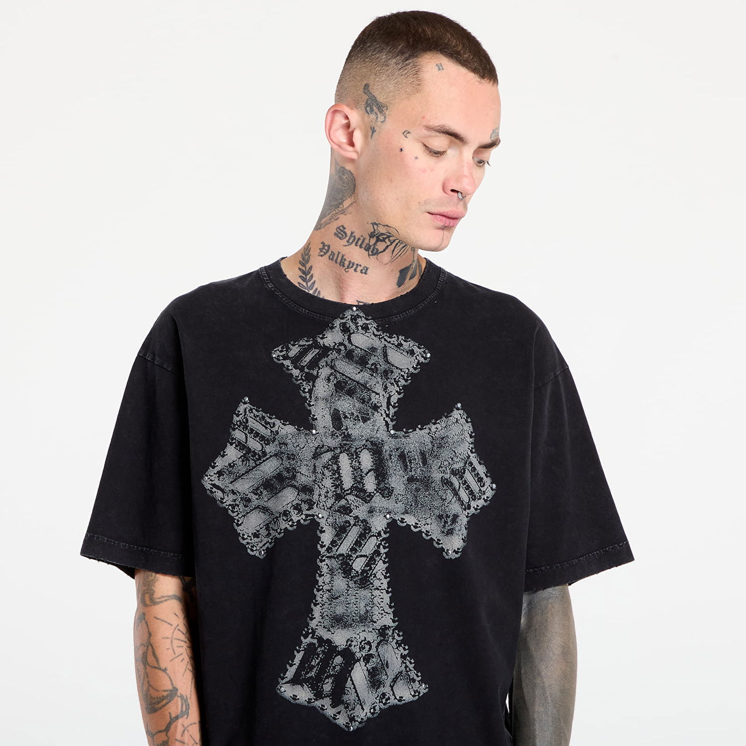 Тениска MISBHV MISBHV Goth T-Shirt Черно | 251M109, 1