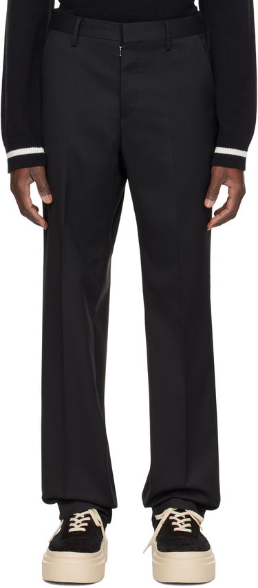Панталони Maison Margiela MM6 Maison Margiela Creased Trousers Черно | SH0KA0035 M35227, 0