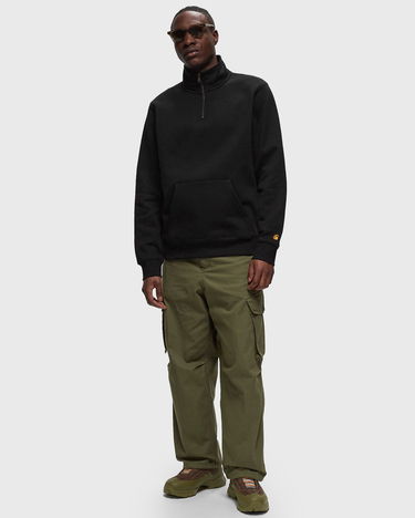 Суитчър Carhartt WIP Chase Quarter-Zip Sweatshirt with Kangaroo Pocket Черно | I033665-00F.XX, 1