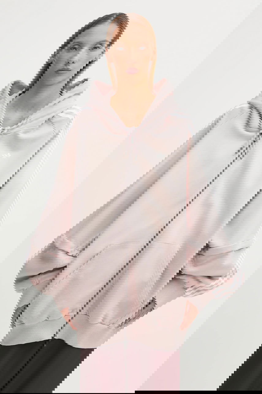 Суитчър adidas Originals adidas Originals Oversized Hoodie Розово | KE9804, 0