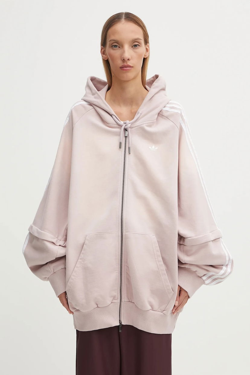 Суитчър adidas Originals adidas Originals Oversized Hoodie Розово | KE9804