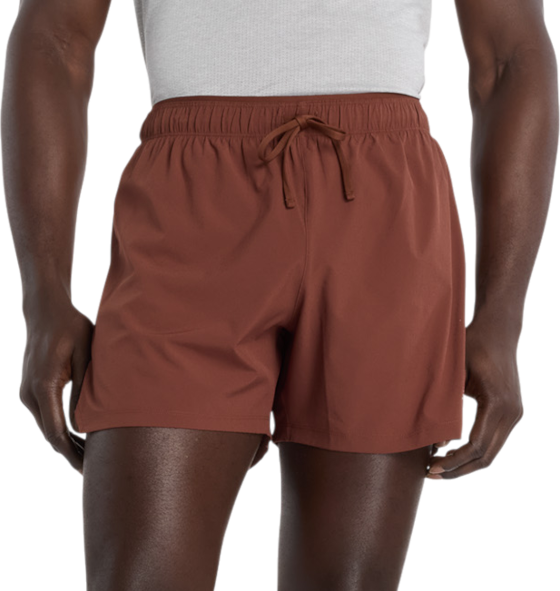Къси панталони New Balance RC Running Shorts 5-inch Inseam Кафяво | ms41286-rok, 0