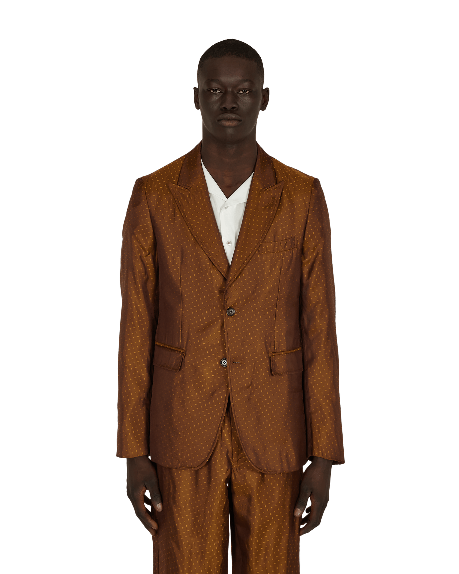 Палта Comme des Garçons Dot Coat Кафяво | FG-J004-SS21 3, 1