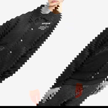 Яке Fucking Awesome Korea Bar Varsity Jacket Черно | FA1982-BLK, 2