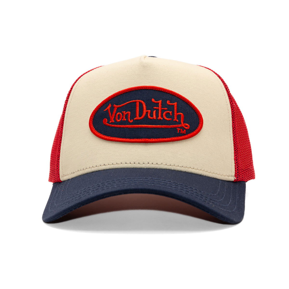 Шапка с козирка Von Dutch Von Dutch Classic Logo Trucker Cap Бежово | VD/0/CAS1/CLA5, 1