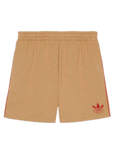 Къси панталони Gucci adidas x Cotton Jersey Shorts Бежово | 691640 XJEML 2184