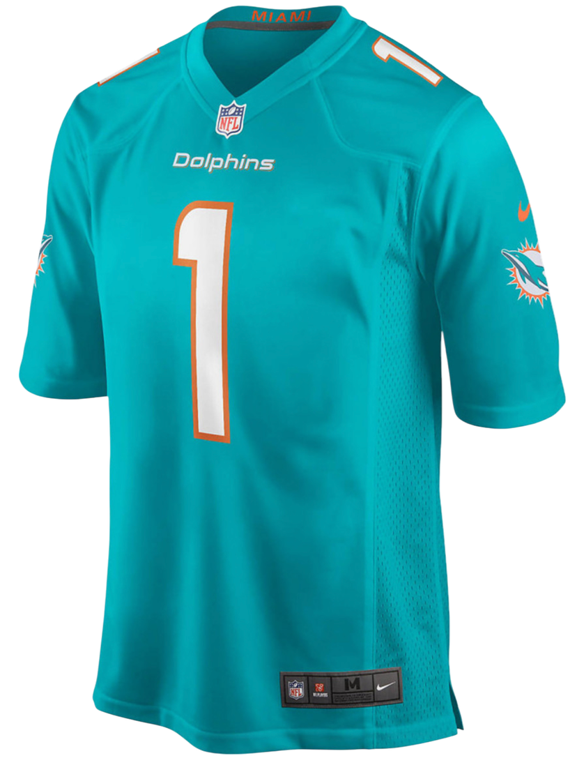 Фланелка Nike NFL Miami Dolphins 1 Home Jersey Тюркоазено | 67nm-mdgh-9pf-2nl-67nm-mdgh-9pf-2nl