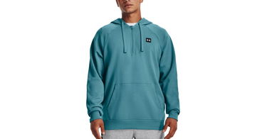 Суитчър Under Armour Rival Fleece 1/2 Zip Hoodie Тюркоазено | 1373371-433, 1
