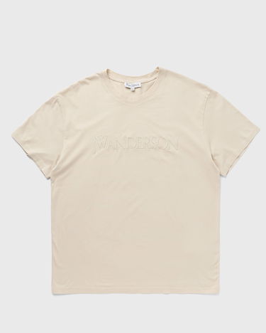 Тениска JW Anderson LOGO EMBROIDERY TEE Бежово | JT0211-PG0980-132, 0