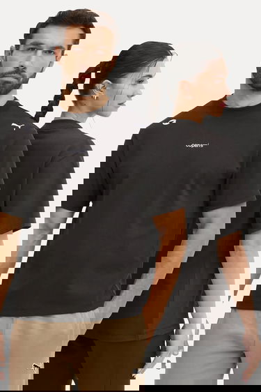 Тениска Coperni Coperni x Puma Cotton Crew Neck T-Shirt Черно | 628305, 0