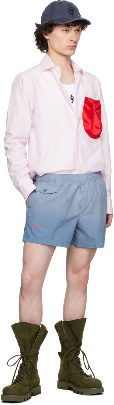Къси панталони JW Anderson JW Anderson Logo Print Shorts Синьо | SR0121-PG1764, 3