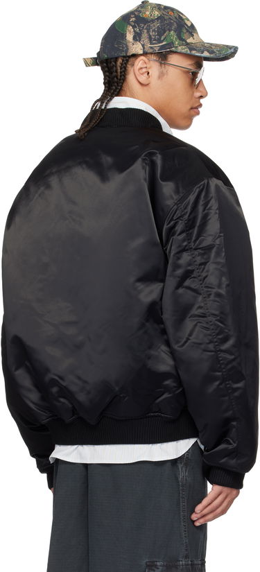Яке бомбър Acne Studios Acne Studios Logogram Bomber Jacket Черно | B90819-, 2