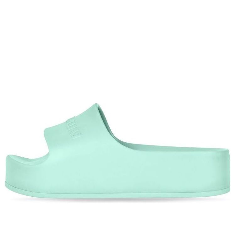 Кецове и обувки Balenciaga Balenciaga Chunky Slides Зелено | 654315W1S894598