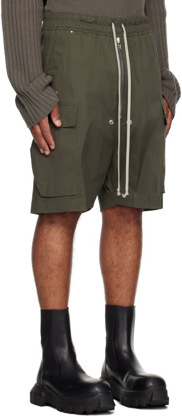 Къси панталони Rick Owens Rick Owens Concordians Cargobela Shorts Черно | RU02E1360 TE, 4