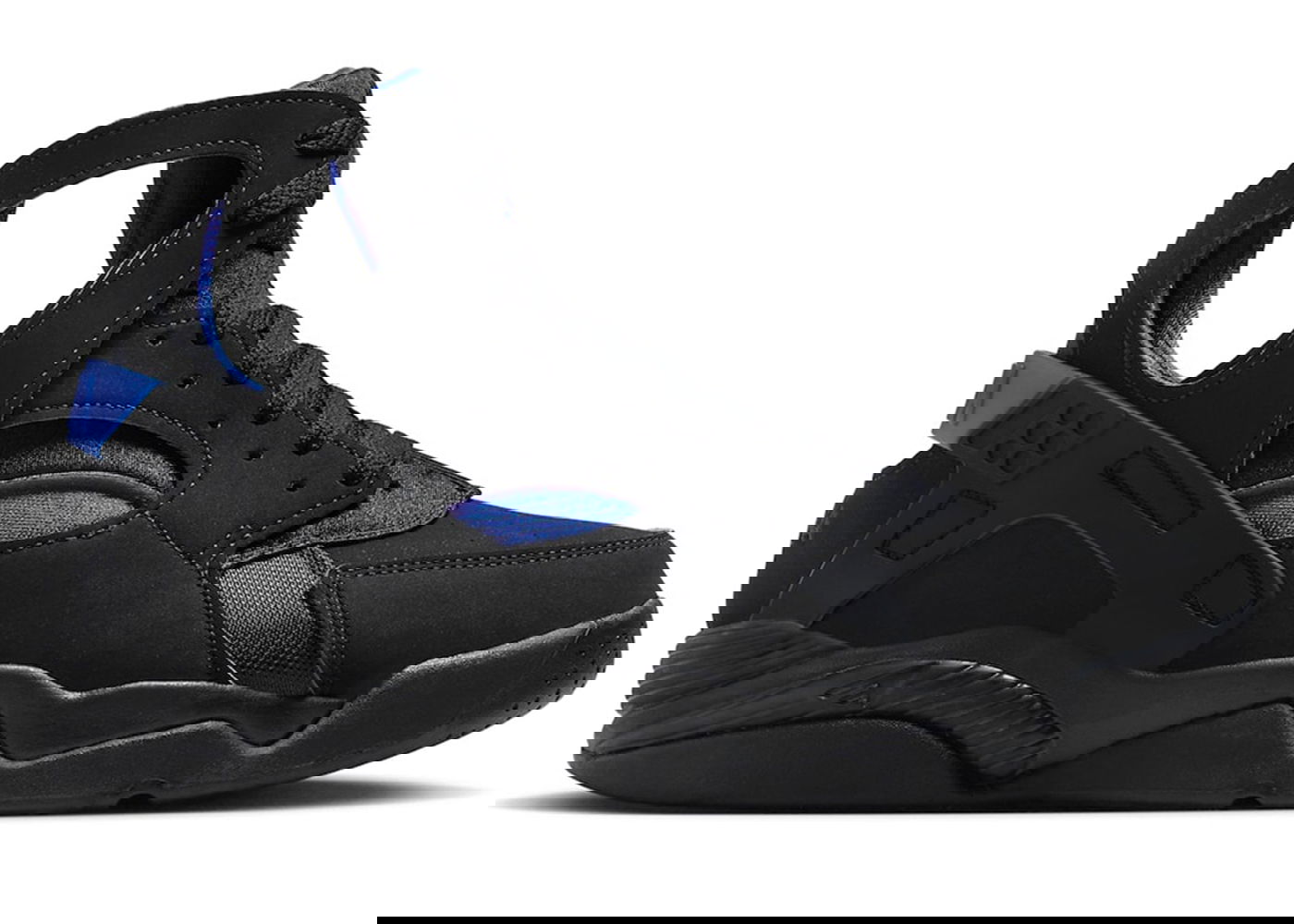 Кецове и обувки Nike Air Flight Huarache Black Lyon Blue (2024) Черно | FD0188-002, 0