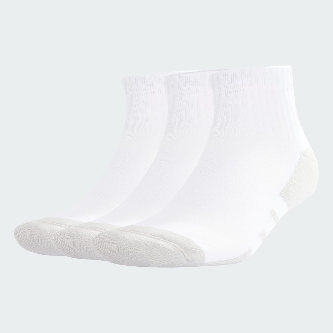 Чорапи adidas Performance Quarter Breathable Sports Socks 3 Pairs Бяло | JD9568, 1