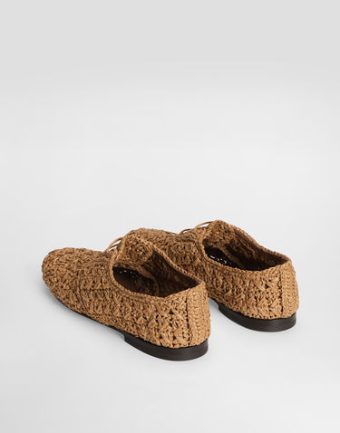Аксесоари Dolce & Gabbana Dolce & Gabbana Woven Raffia Derby Shoes Кафяво | A10867A9M638L967, 2