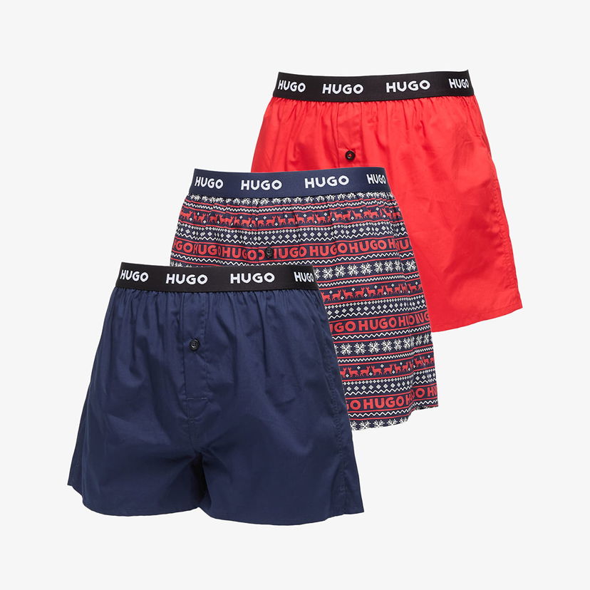 Боксерки BOSS HUGO BOSS Woven Boxer 3-Pack Многоцветен | 50532565-963