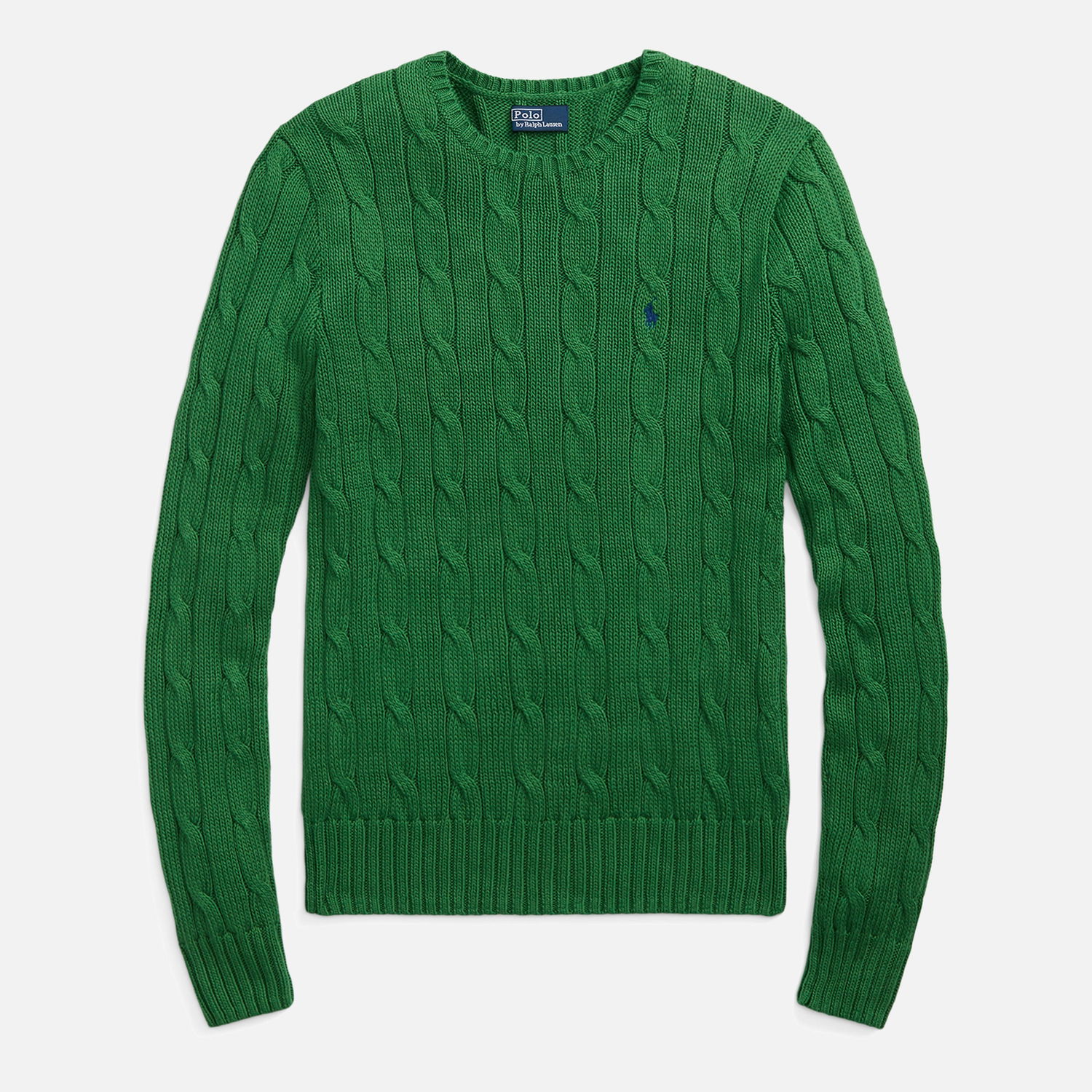 Пуловер Polo by Ralph Lauren Julianna Cotton Cable-Knit Jumper Зелено | 211891640021, 0