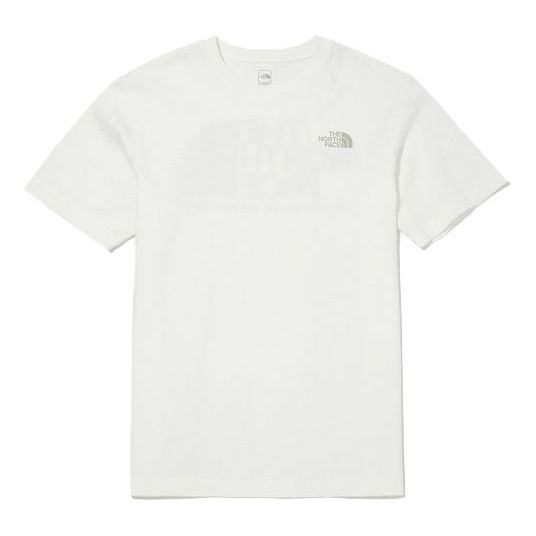 Тениска The North Face Men's Cotton T-Shirt Бяло | NT7UN06B