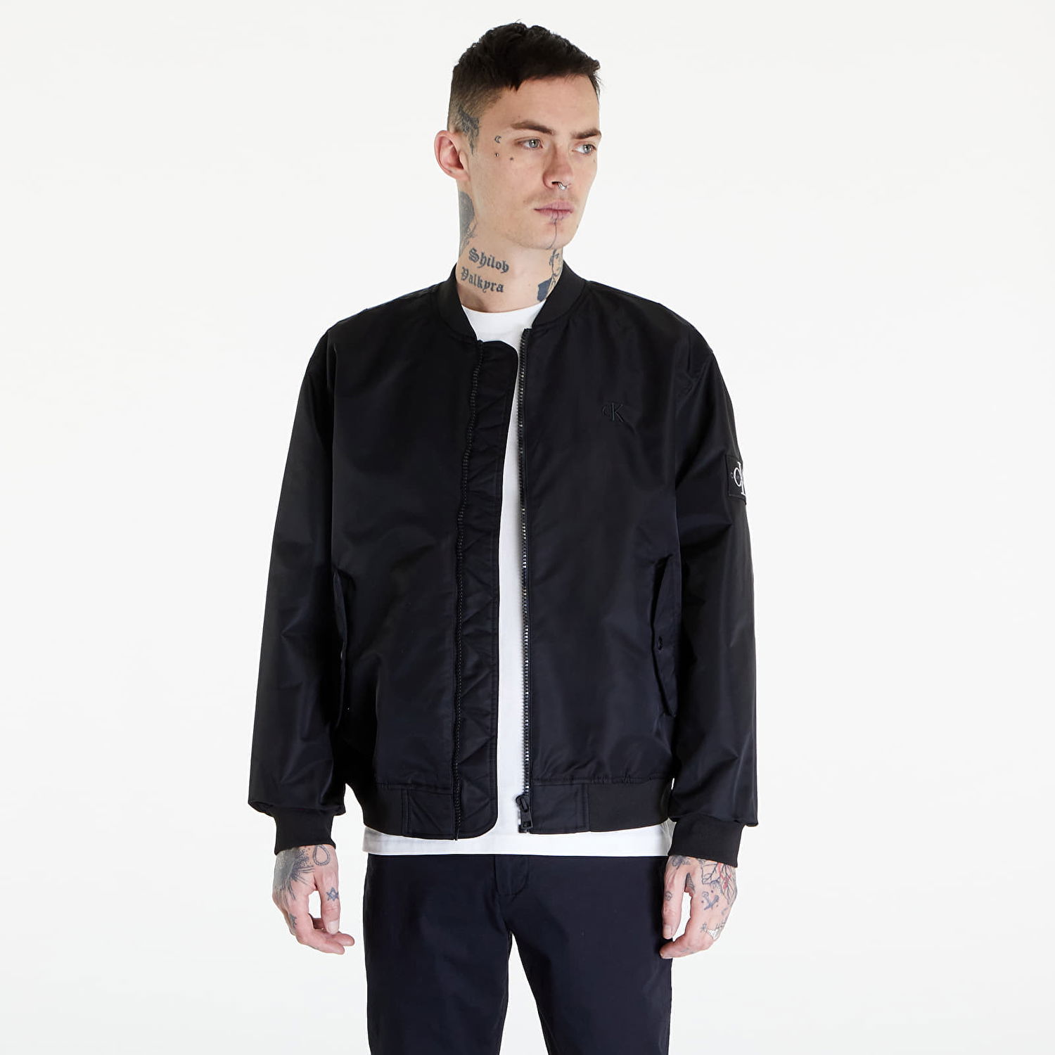 Яке бомбър CALVIN KLEIN Bomber Jacket Black Черно | J30J325110 BEH, 0