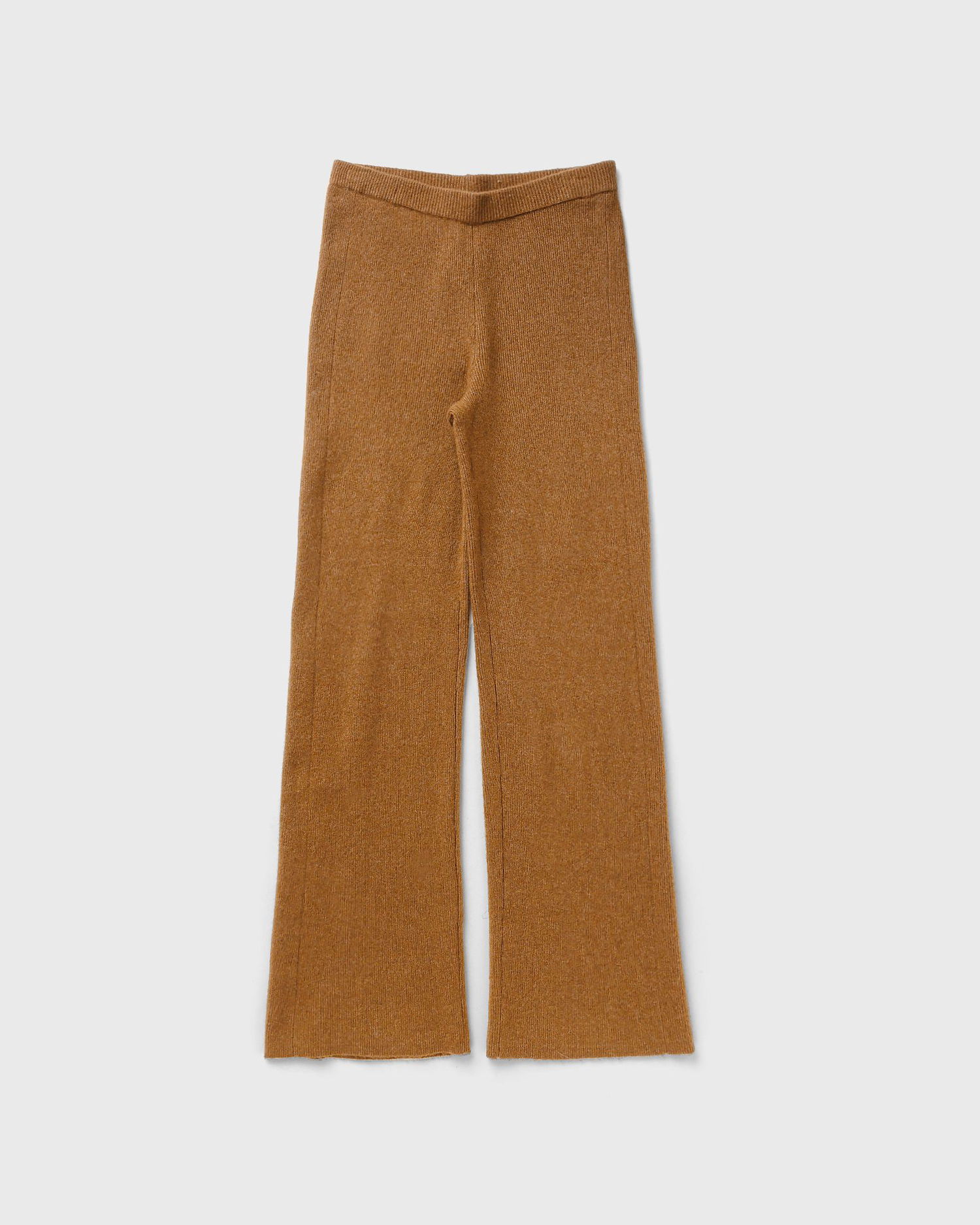 Панталони American Vintage Casual Brown Ribbed Pants Кафяво | RAX05AH24-BRUNETTE-CHINE, 0