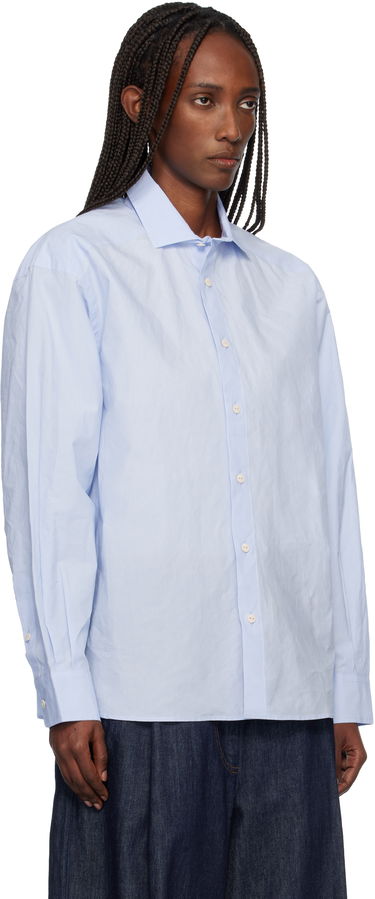 Риза Baserange Claude Long Sleeve Button-Up Shirt Синьо | TSCL-OCP-AU25, 1