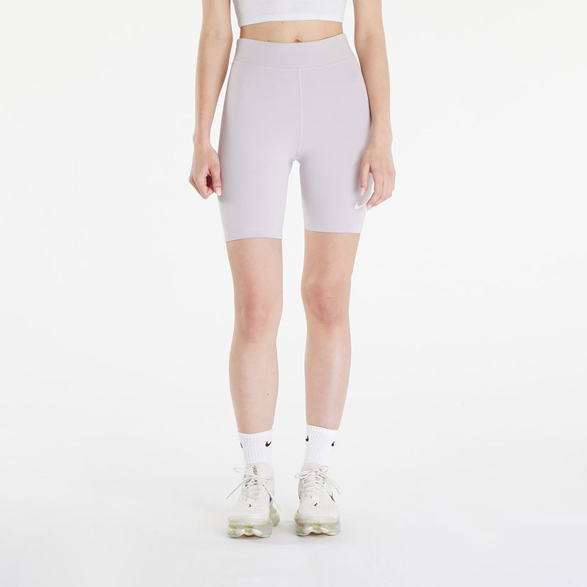 Къси панталони Nike Sportswear Classics High-Waisted 8" Biker Shorts Pale Pink Розово | DV7797-019