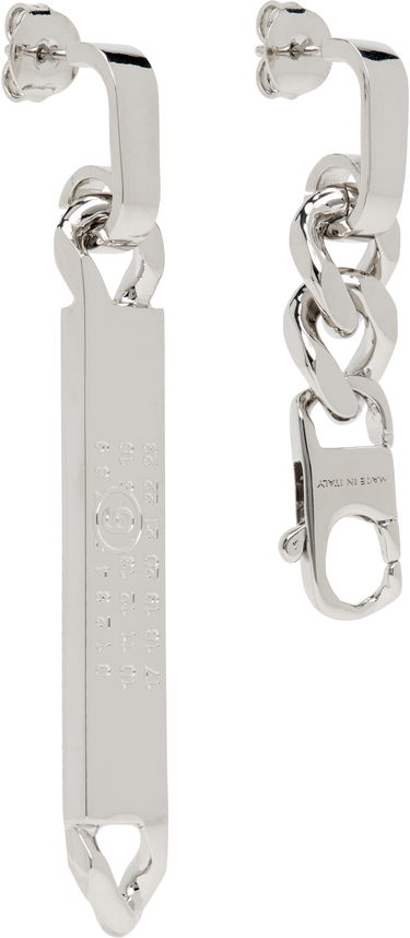 Ключодържатели Maison Margiela MM6 Maison Margiela Chain Drop Earrings Металик | SM6VG0099 P8371, 4