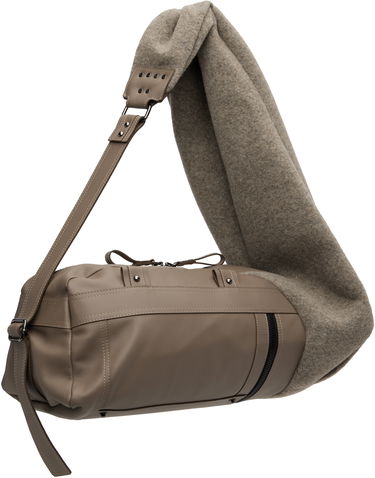 Чанта през рамо Ottolinger Ottolinger Wool Leather Bag Сиво | 126-901526-01, 2