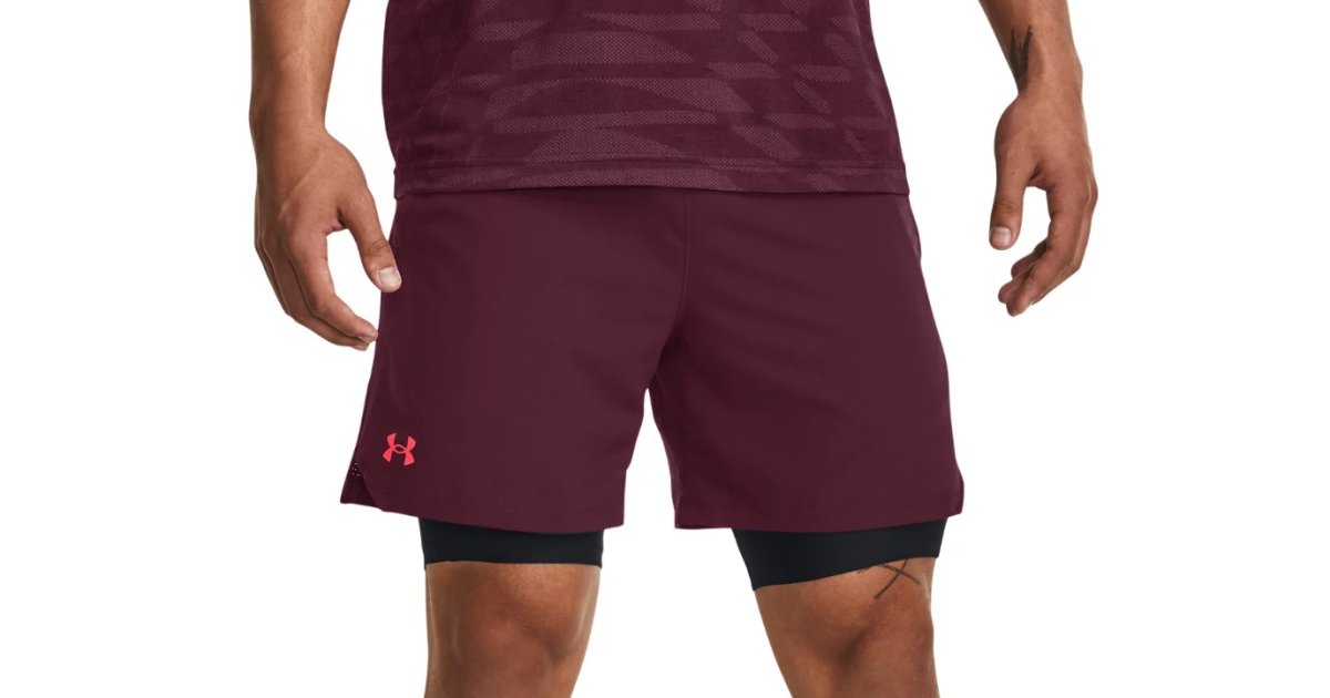 Къси панталони Under Armour Vanish Woven 6in Shorts Бургунди | 1373718-600, 1
