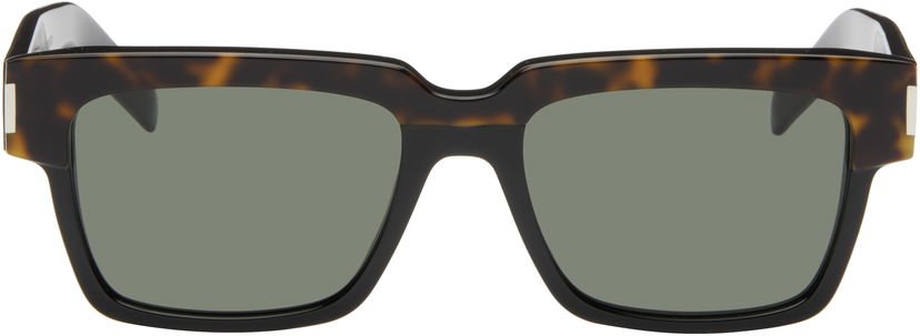 Слънчеви очила Saint Laurent Tortoiseshell Square Sunglasses Кафяво | SL 732 VADIM-003