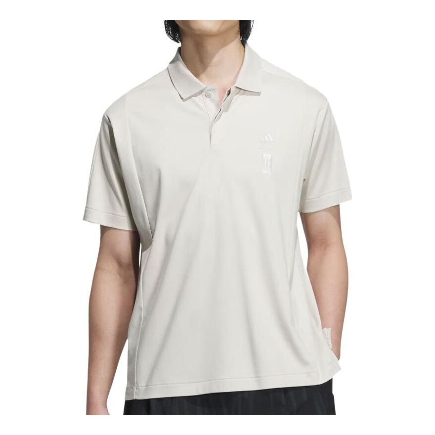 Поло тениска adidas Originals Wuji Must Have Polo Бежово | JE6666, 0