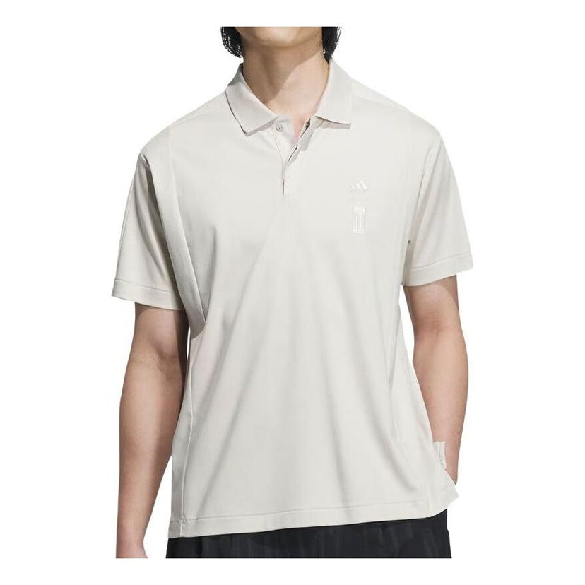 Поло тениска adidas Originals Wuji Must Have Polo Бежово | JE6666