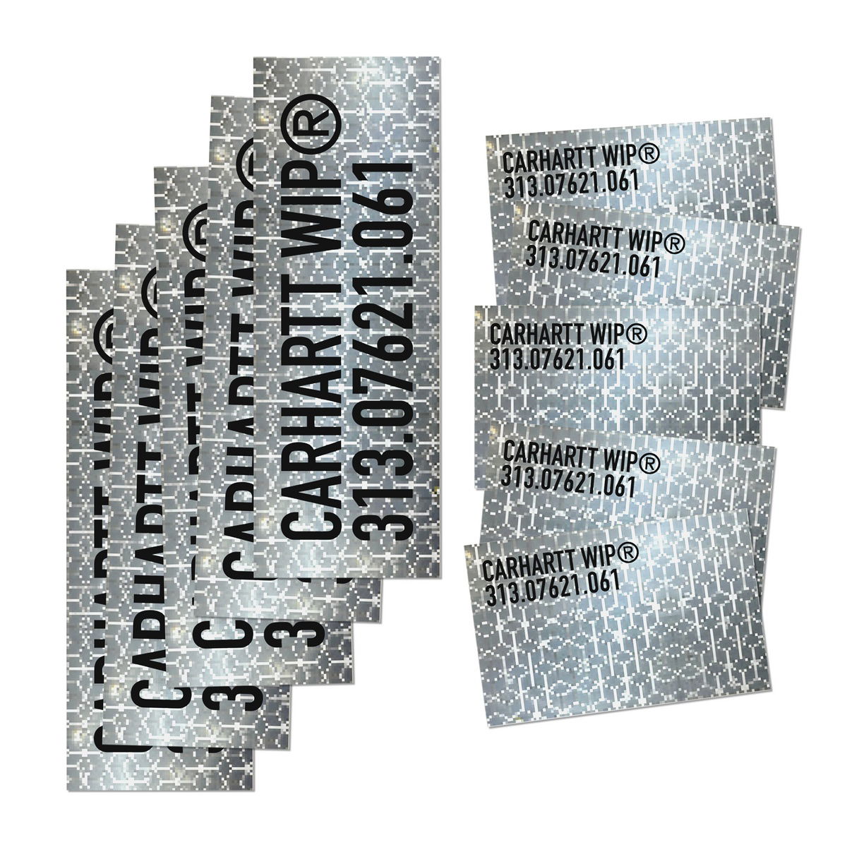 Домашен декор Carhartt WIP Tour Sticker Bag Сиво | I033617_TJ_XX, 1